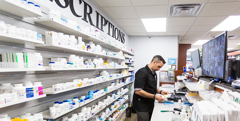 Pharmacist in the store